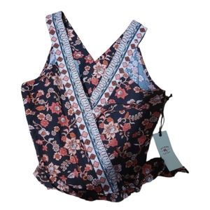 NWT Idyllwind crop wrap top